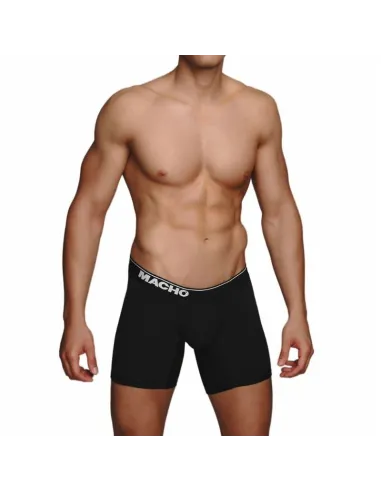 BOXER LARGO NEGRO TALLA S