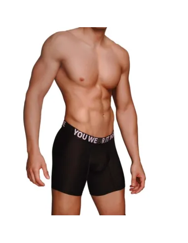 BOXER DEPORTIVO LARGO NEGRO TALLA S