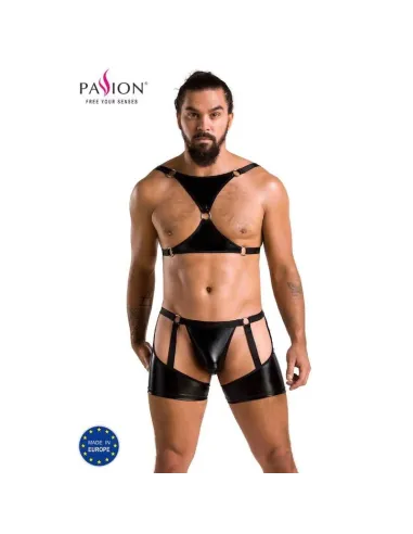 PASSION 047 SET ARON NEGRO L/XL