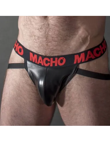 MACHO - MX25RC JOCK CUERO ROJO S