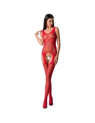 PASSION WOMAN BS061 BODYSTOCKING ROJO TALLA UNICA