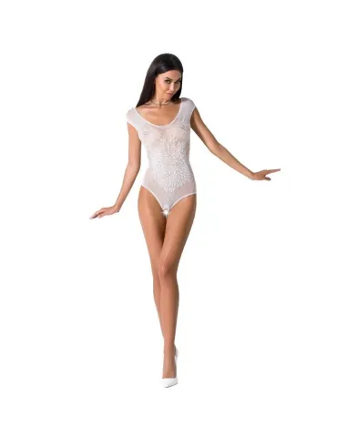 PASSION WOMAN BS064 BODYSTOCKING BLANCO TALLA UNICA