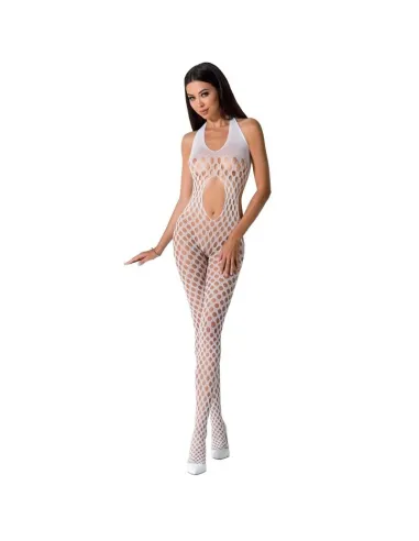 PASSION WOMAN BS065 BODYSTOCKING BLANCO TALLA UNICA