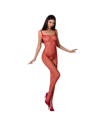 PASSION WOMAN BS071 BODYSTOCKING ROJO TALLA UNICA