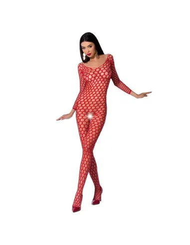 PASSION WOMAN BS077 BODYSTOCKING TALLA UNICA ROJO