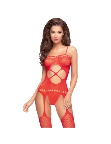 Compra Hot Nightfall Bodystocking Rojo S-L Penthouse al Mejor Precio