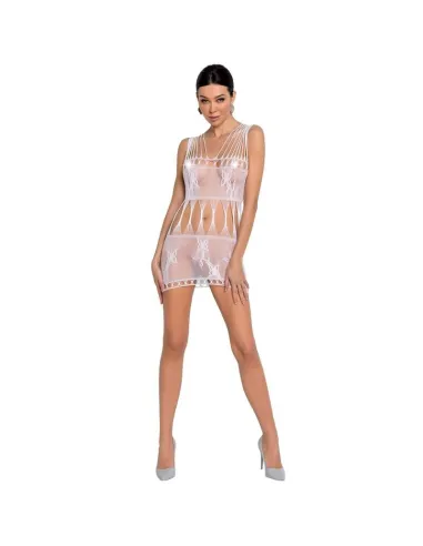 PASSION WOMAN BS090 BODYSTOCKING BLANCO TALLA UNICA