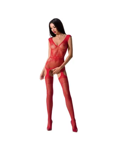 PASSION WOMAN BS062 BODYSTOCKING ROJO TALLA UNICA