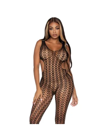 Compra Bodystocking Lattice Net Talla Unica Leg Avenue al Mejor Precio