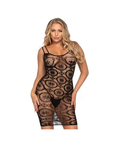 Compra Mini Vestido De Ganchillo Negro Leg Avenue al Mejor Precio