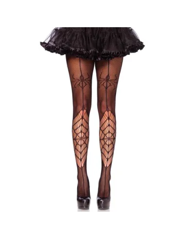 MEDIAS SPIDER NEGRO LEG AVENUE AL MEJOR PRECIO EN SEDUCCIONYPLACER.COM