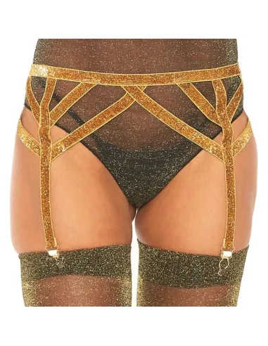 LIGUERO LUREX DORADO TALLA UNICA LEG AVENUE AL MEJOR PRECIO EN SEDUCCIONYPLACER.COM