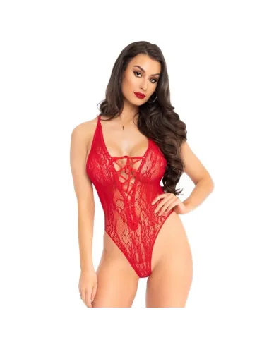 TEDDY ENTRELAZADO ROJO LEG AVENUE AL MEJOR PRECIO EN SEDUCCIONYPLACER.COM