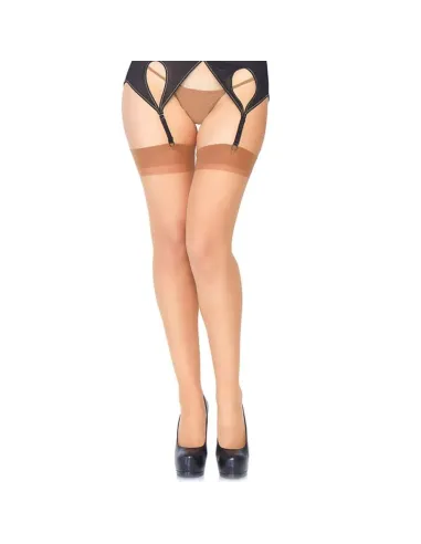 MEDIAS TRANSPARENTES MARRON TALLA UNICA LEG AVENUE AL MEJOR PRECIO EN SEDUCCIONYPLACER.COM