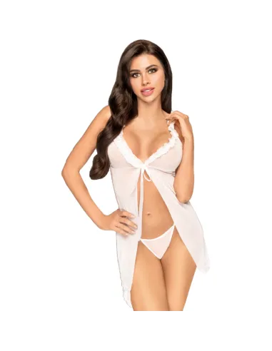 PENTHOUSE BABYDOLL AFTER SUNSET BLANCO L/XL