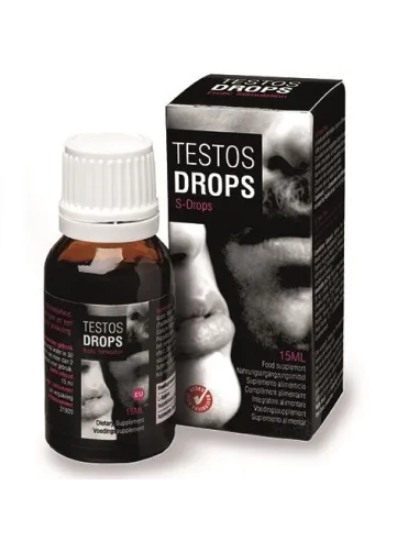 TESTOS DROPS BEBIDA AFRODISIACA PARA HOMBRE