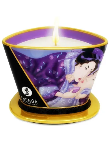 SHUNGA MINI CARESS BY CANDELIGHT VELA MASAJE FRUTAS EXÓTICAS 170ML