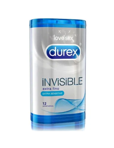 DUREX INVISIBLE EXTRA FINO 12 UDS