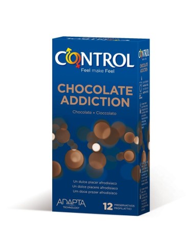 Condones lubricados sabor Chocolate Control