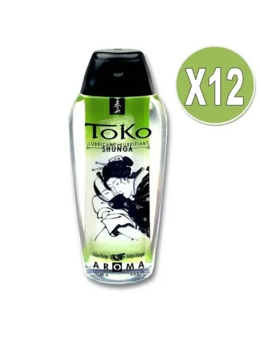 SHUNGA TOKO AROMA LUBRICANTE MELON Y MANGO (X 12 UDS)