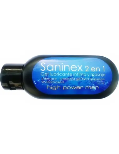 SANINEX 2 EN 1 LUBRICANTE INTIMO Y MASAJE HIGH POWER MEN