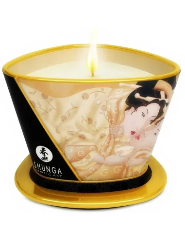 SHUNGA MINI CARESS BY CANDELIGHT VELA MASAJE VAINILLA 170ML