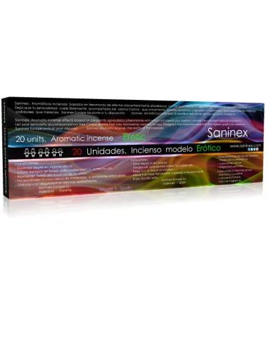 SANINEX INCIENSO ERÓTICO 20 STICKS