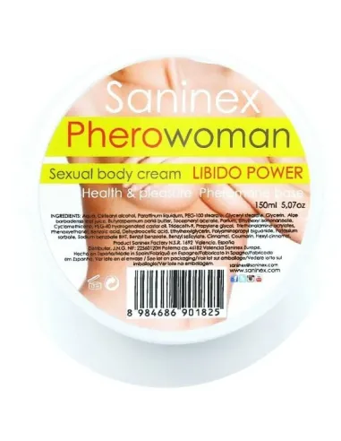 SANINEX CREMA ÍNTIMA & CORPORAL PHEROMONE LIBIDO POWER 150ML