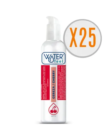 Compra Lubricante Cereza 150Ml Pack 25 Uds Waterfeel al Mejor Precio